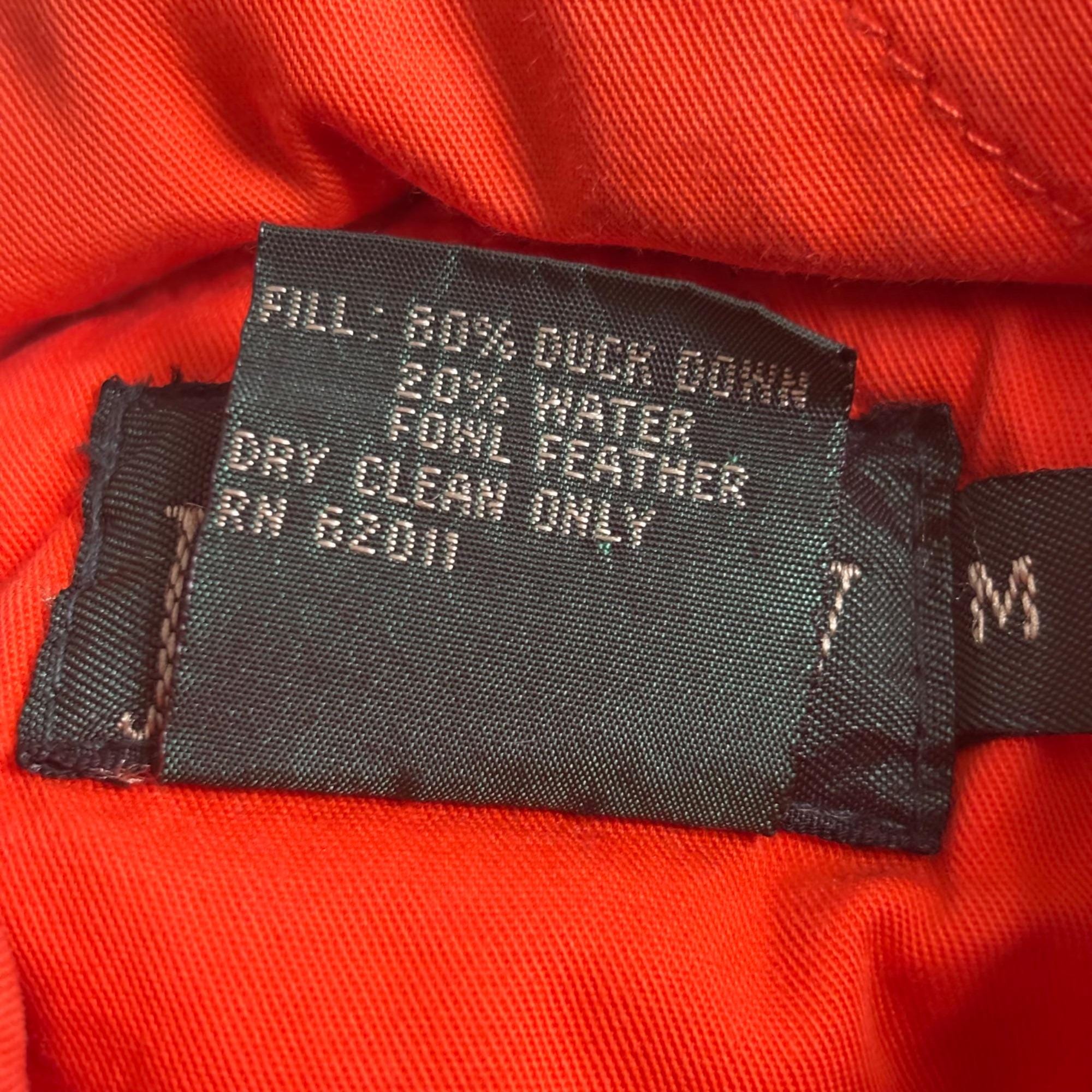 ジャケット・アウター 90s- jcrew  down vest Vintage 90s J. Crew Quilted Duck Down Vest, Hunter Orange (M) - Etsy