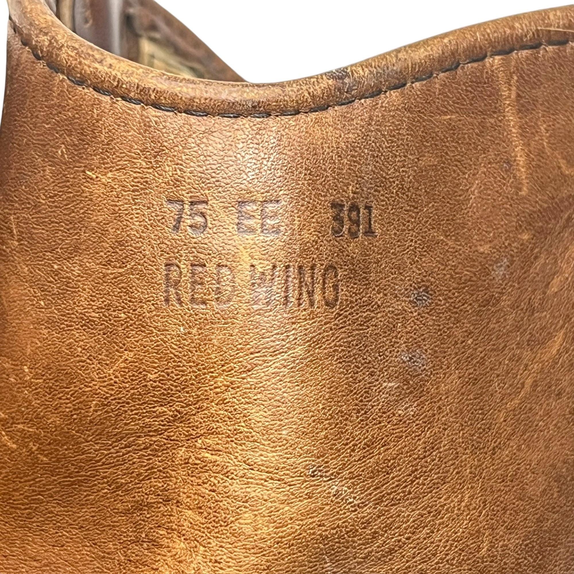 Vintage 391 RED WING Shoes 8.5 EE Steel Toe Work Boots Wide  display picture 1