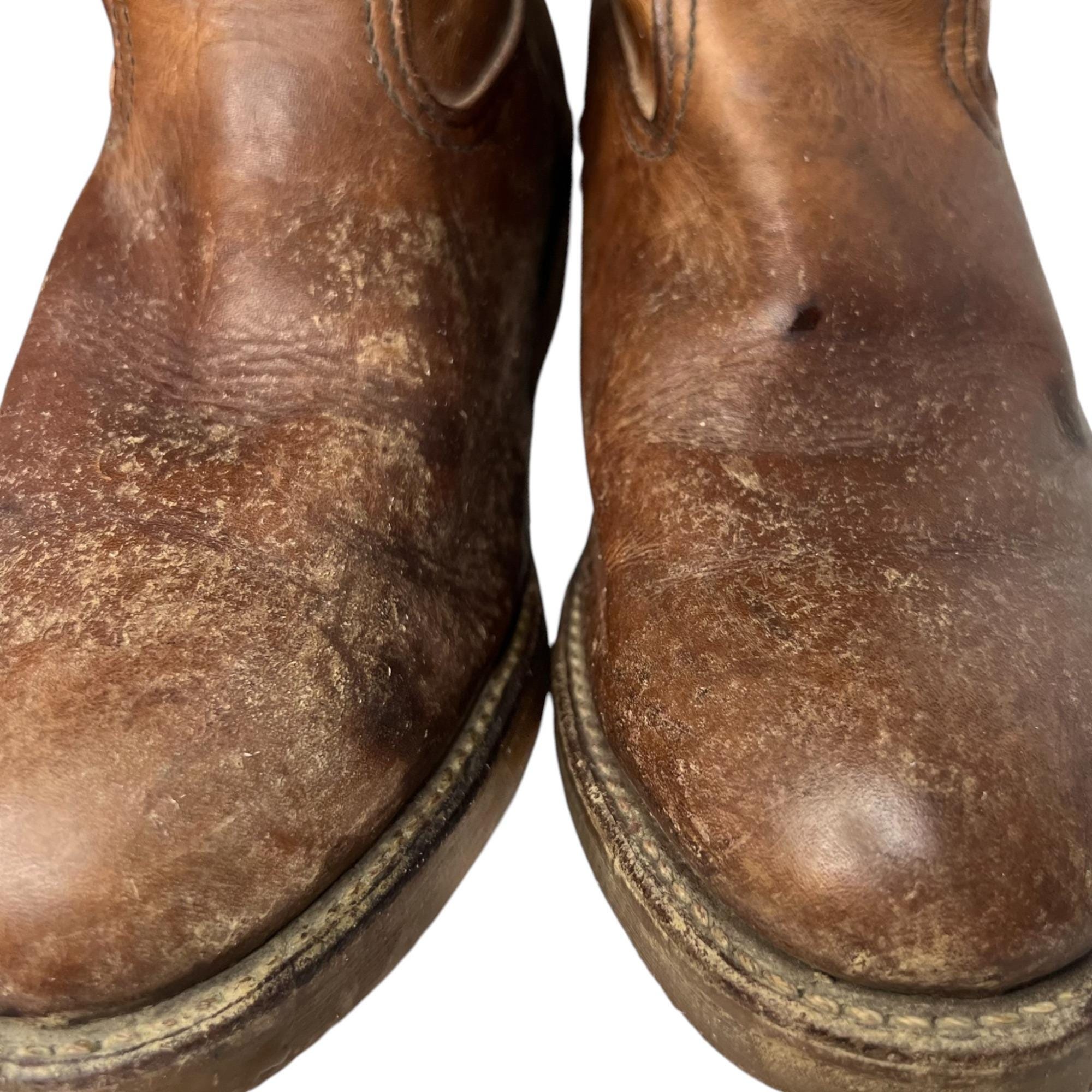 Vintage 391 RED WING Shoes 8.5 EE Steel Toe Work Boots Wide  display picture 2