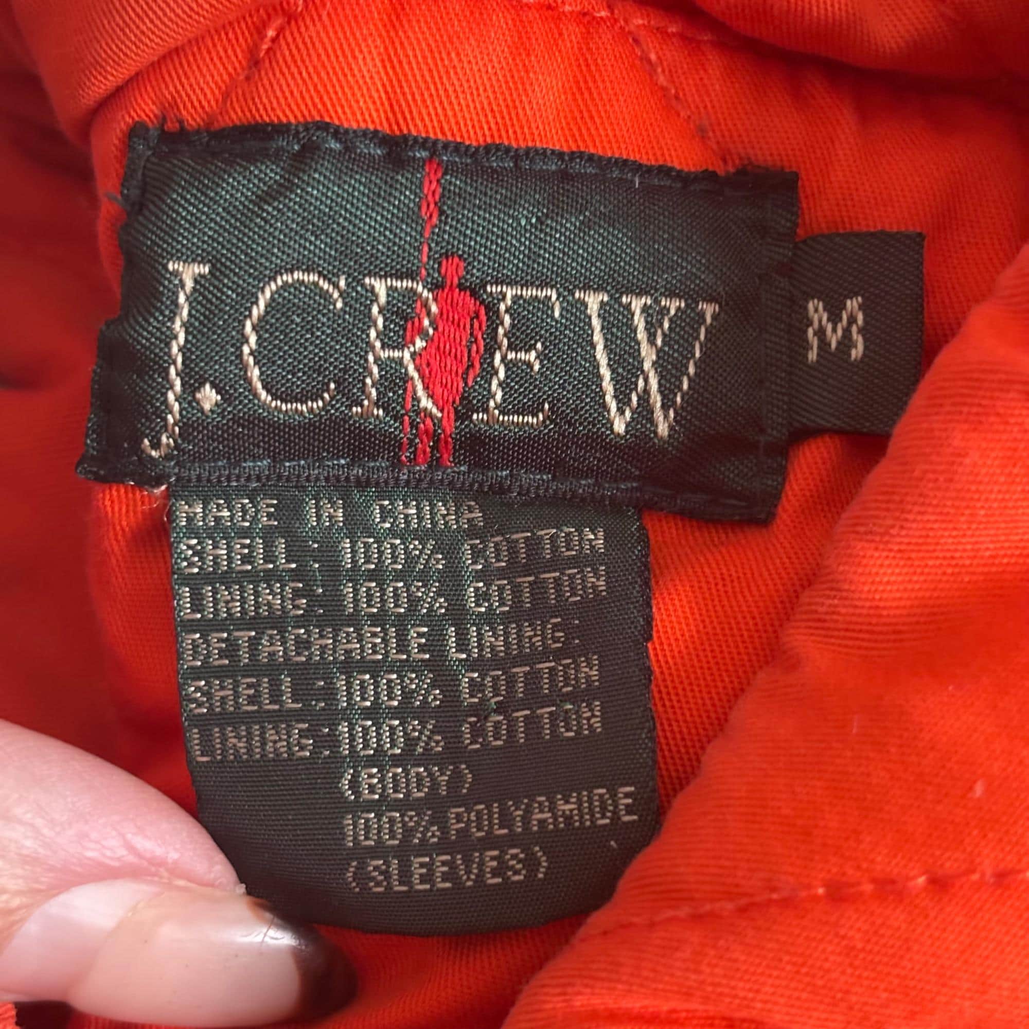 Vintage 90s J. Crew Quilted Duck Down Vest, Hunter Orange (M) - Etsy