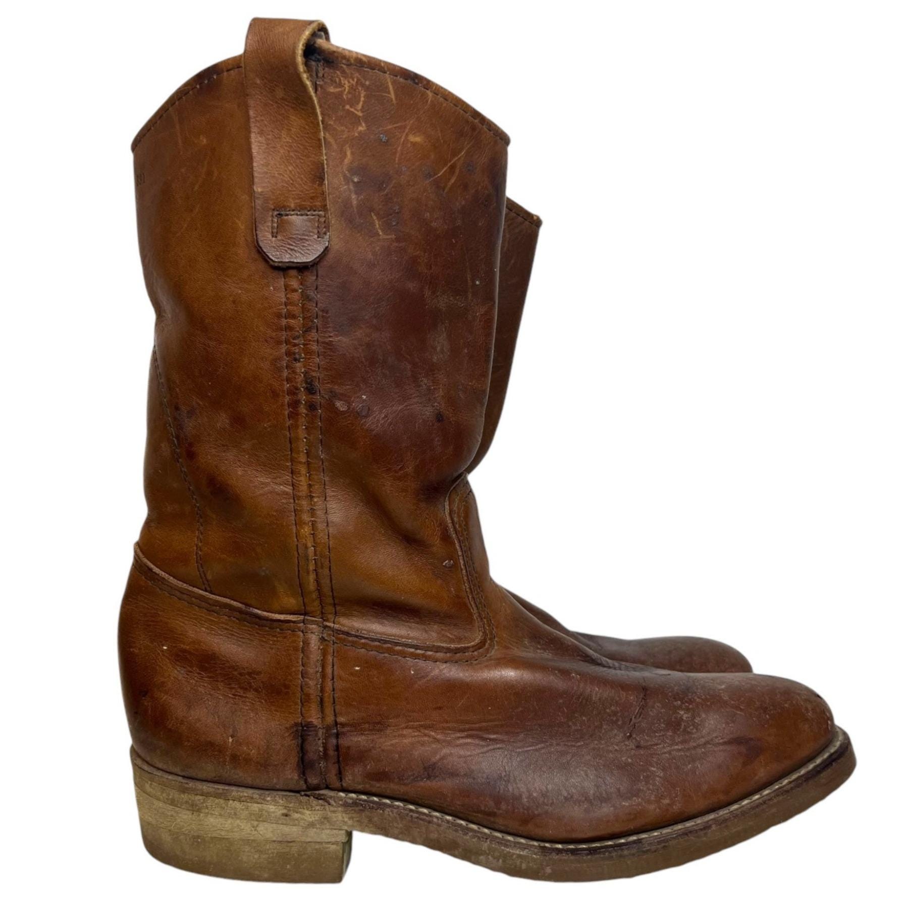 Vintage 391 RED WING SHOES 8.5 EE Steel Toe Work Boots Wide Width Vertical Tag Vintage 391 RED WING Shoes 8.5 EE Steel Toe Work Boots Wide  main image 2