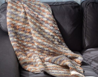 The Eclipse Crochet Blanket Pattern / Easy Crochet Pattern / Boho Crochet Blanket Pattern / Modern Crochet Blanket Pattern