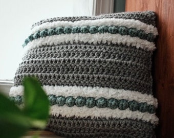 Patrón de crochet The Hope Pillow // Patrón de almohada de crochet boho // Patrón de crochet moderno // Patrón de crochet para principiantes // Patrón de crochet fácil