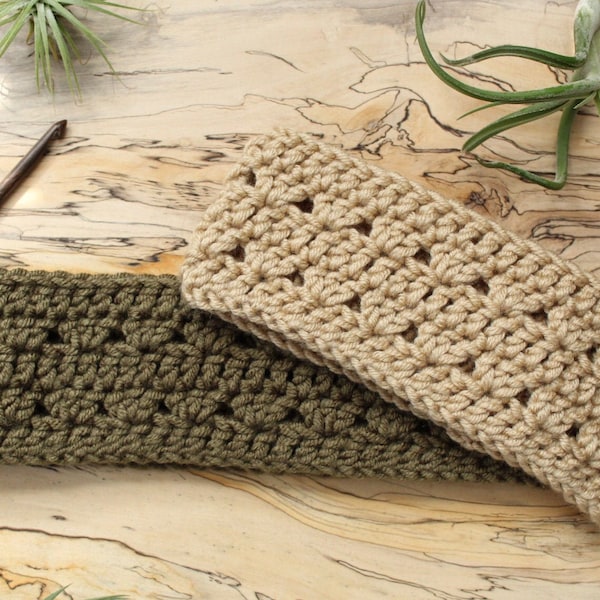 The Crocus Headband Crochet Pattern // Easy Crochet Pattern // Beginner Crochet Pattern // Quick crochet pattern // Market Crochet Pattern