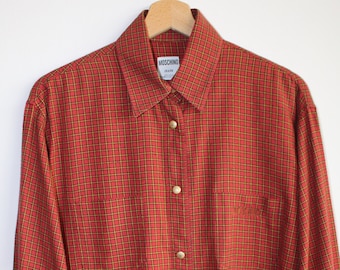 Moschino Shirt Vintage 90's Size L