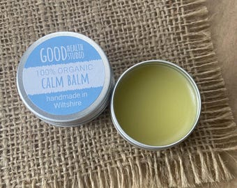 Calm Balm, Relax, Calming Essential Oils, Organic, Wellbeing, For Him, For Her, For Kids, Eco-friendly, Aromatherapy Wellness, Pulse Points