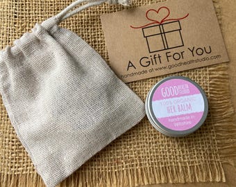 Organic, Her Balm, with Eco-Friendly Gift Bag, For Women, For Mum, For Girlfriend, For Wife, Aromatherapy, For the Body, for Pulse Points