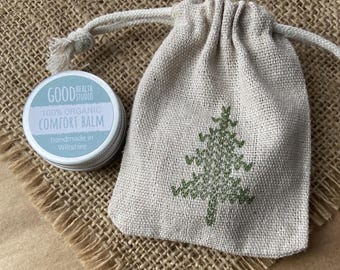 Comfort Balm with Hand Stamped Eco Gift Bag, Hug Gift, Bereavement Gifts, Pet Loss, Caring Gift, Gifts for Loss of Cat, for Loss of Dog