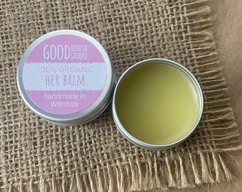 Her Balm, For Women, For Mum, For Girlfriend, For Wife, Best Friend, Sister, Daughter, Wellbeing Balance, Pulse Point Aromatherapy, Organic