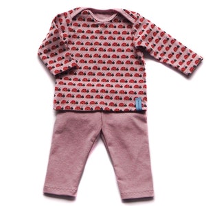 SET baby ladybug leggings sweater