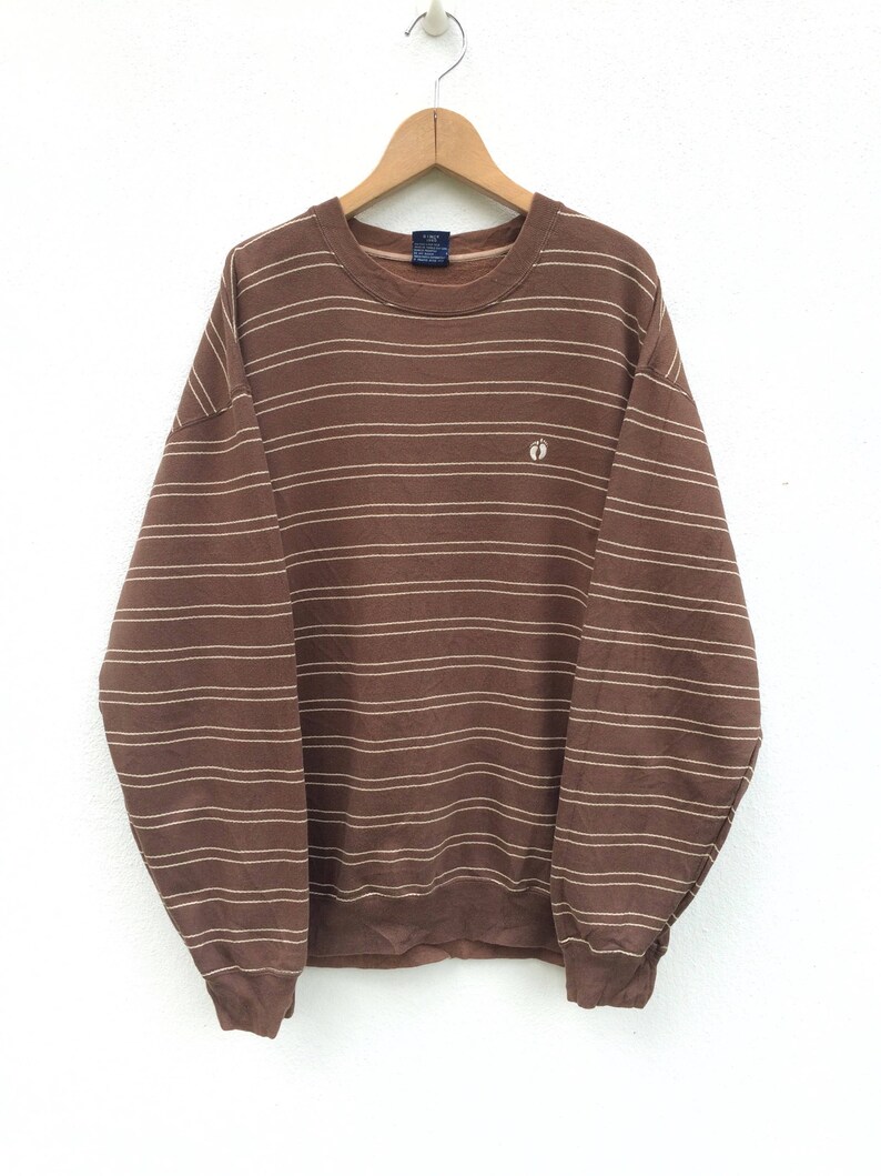 Vintage Hang Ten Sweatshirt Brown Colour Hang Ten T Shirt Hang Ten Sweatshirt Hang Ten Jacket Hawaii Surf Surfing