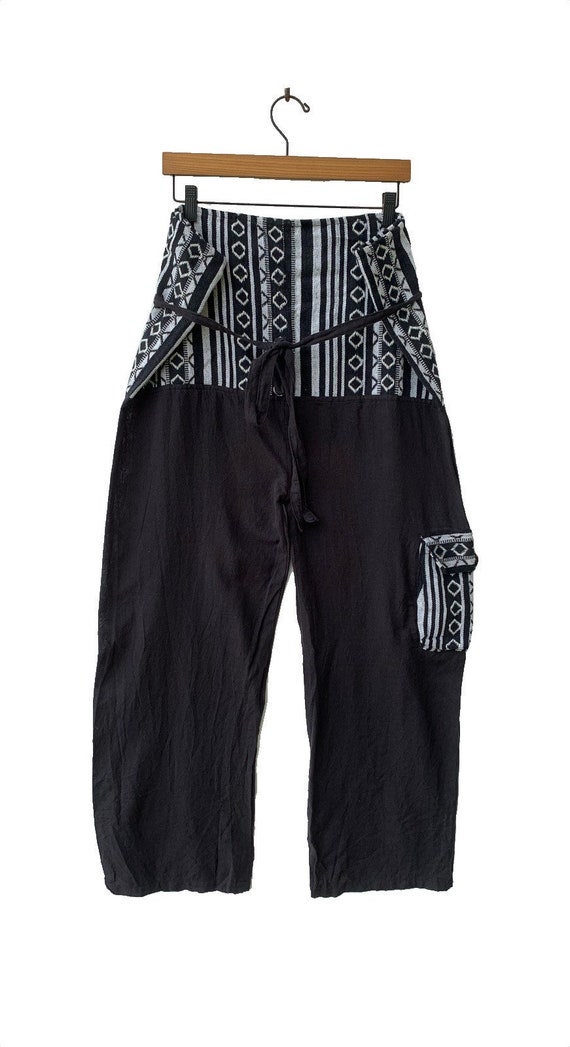 Vintage Navajo Black Wrap Balloon Pant