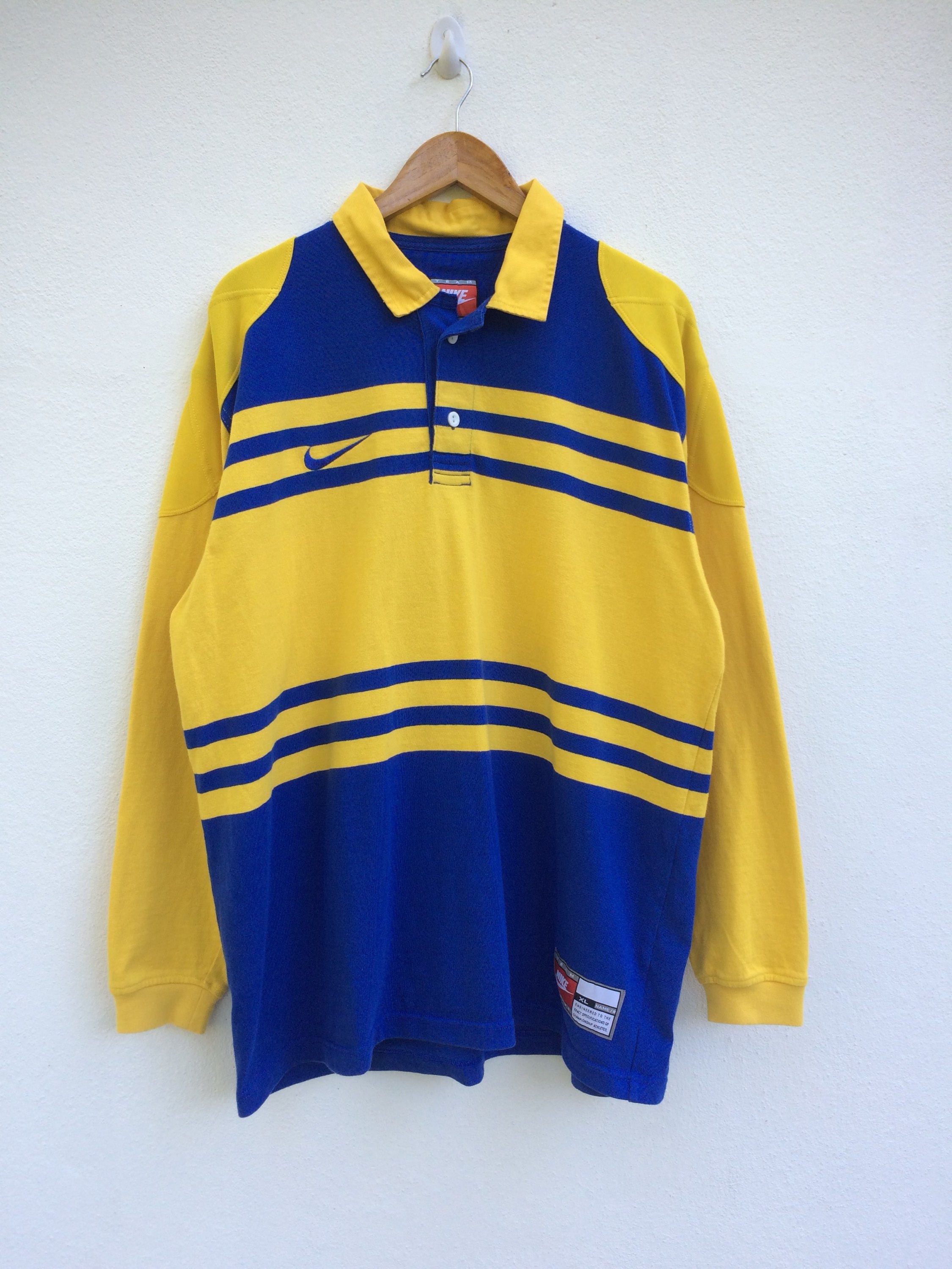 Vintage Nike Rugby Shirt / HERREN / XLARGE / Pull Over / Etsy