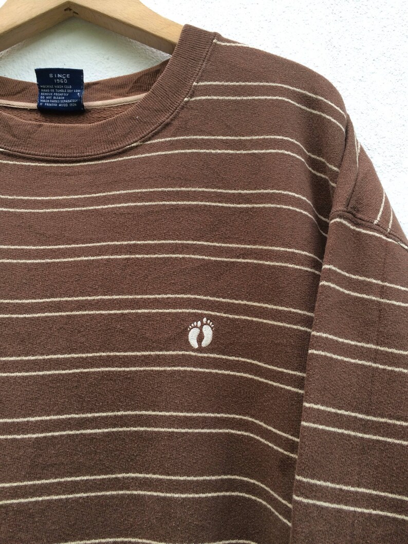 Vintage Hang Ten Sweatshirt Brown Colour Hang Ten T Shirt Hang Ten Sweatshirt Hang Ten Jacket Hawaii Surf Surfing