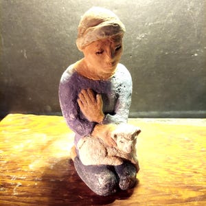 The Shepherd, sculptuur van de kunstenaar D.Ball . uit Virginia