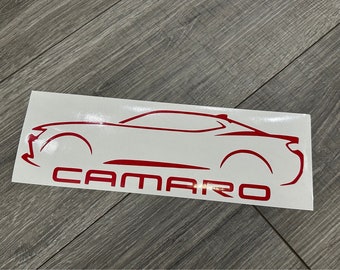 Chevrolet Camaro inspired custom Trunk decal insignia (personalizable!)