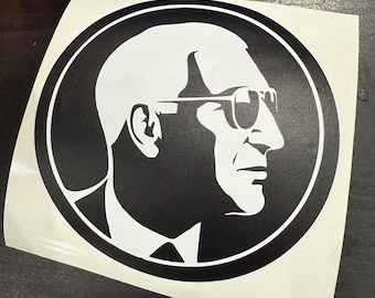 Corvette C8 Stingray Zora Arkus-Duntov silhouette Trunk accent decal