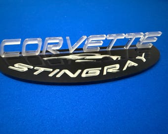 C8 Corvette Stingray inspired acrylic desk ornament