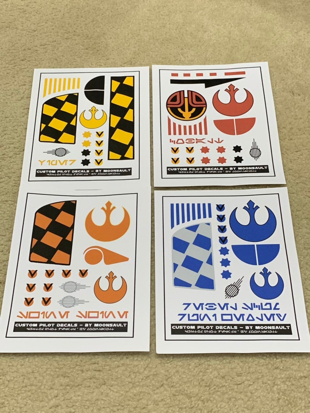 Star wars helmet decals discount