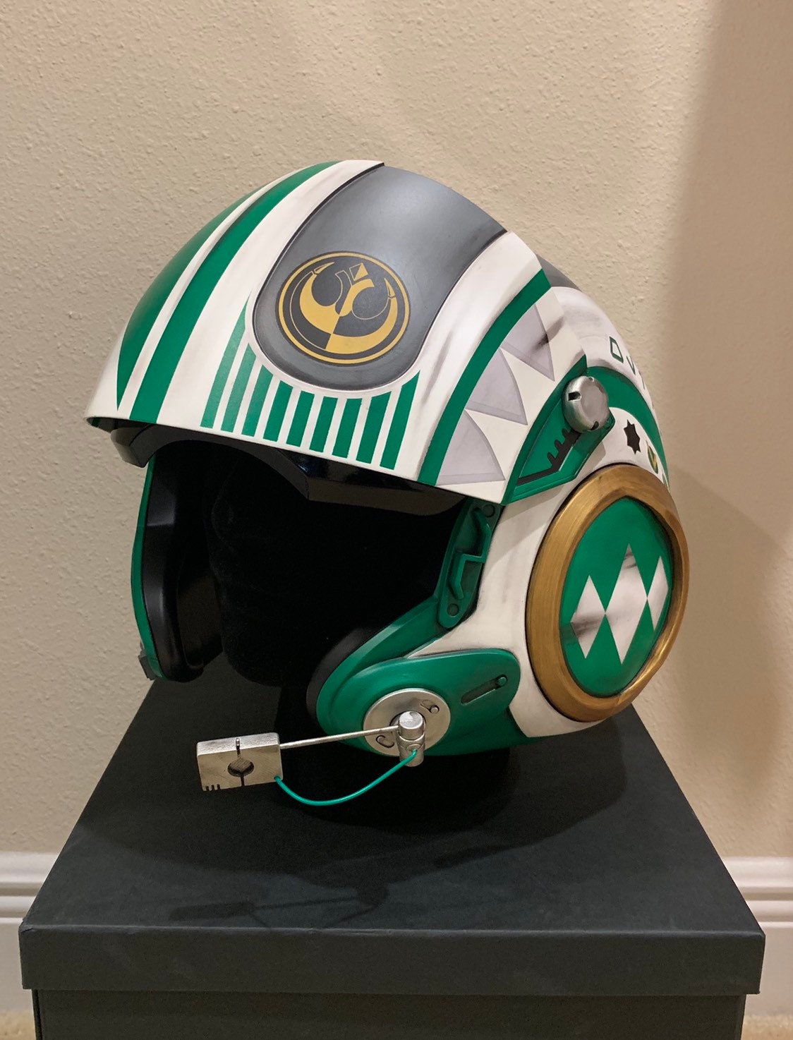 スター・ウォーズ ヘルメット スピーダーセット MMPR グリーンレンジャーにインスパイアされたスターウォーズ映画品質