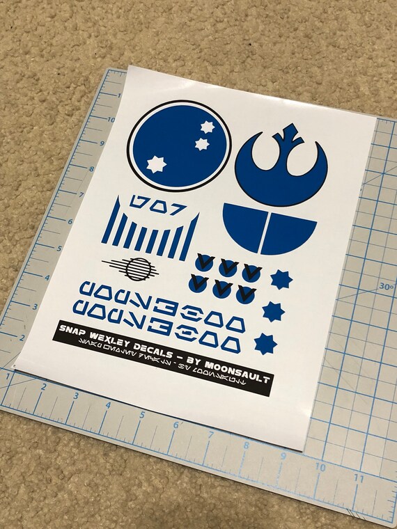 Details about   Star Wars Snap Wexley Costume Replica Resistance X-wing Pilot Helmet Decals 