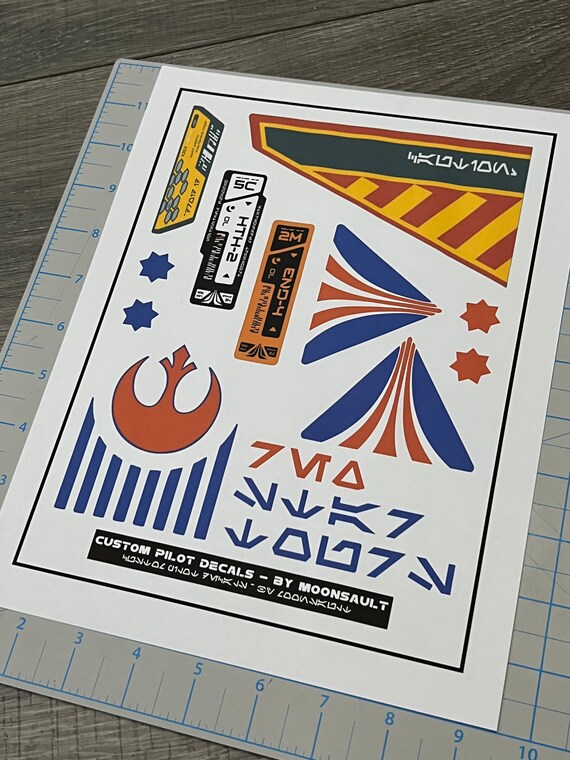 Star Wars STAR TOURS Inspired X-wing Resistance Rebel Pilot Helmet