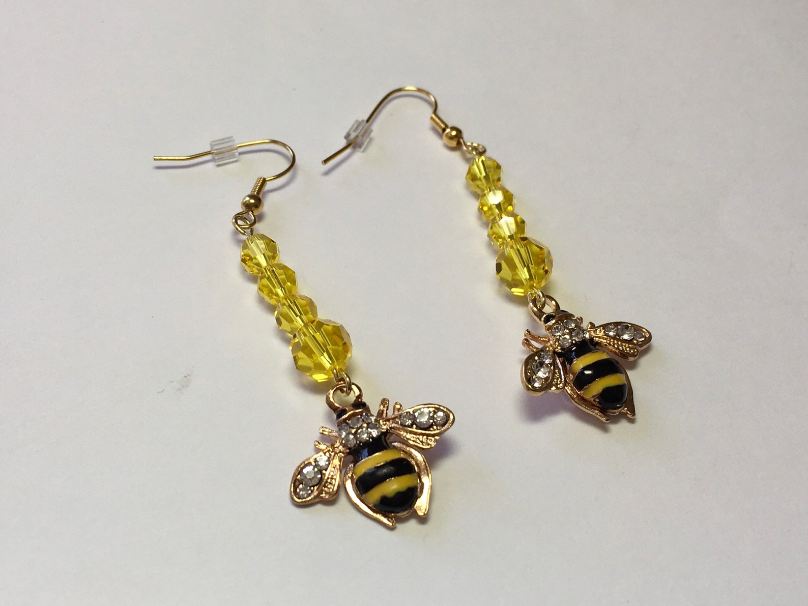 Swarovski bee earrings Clearance