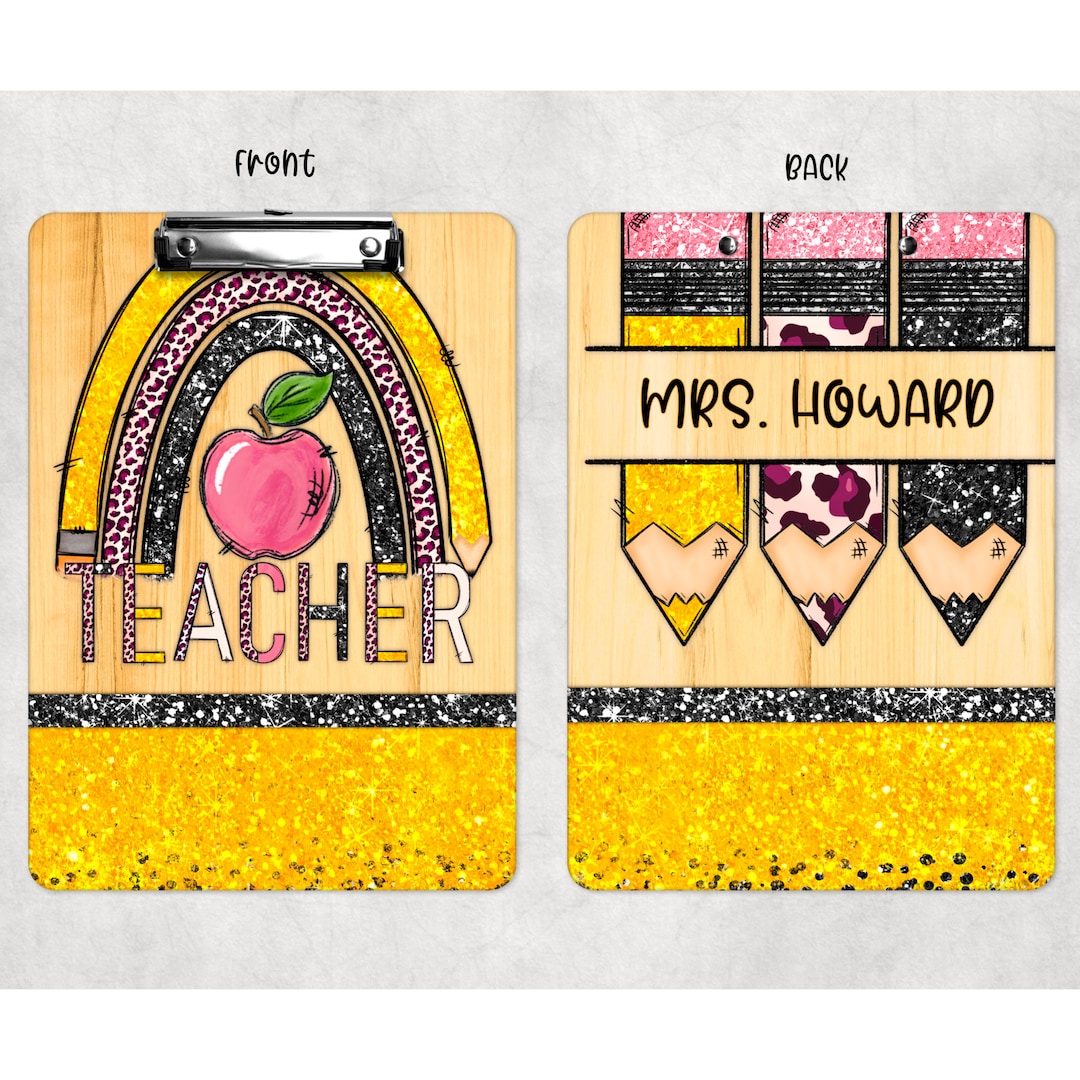 Personalized Teacher Clipboard Back to School Gifts Teacher