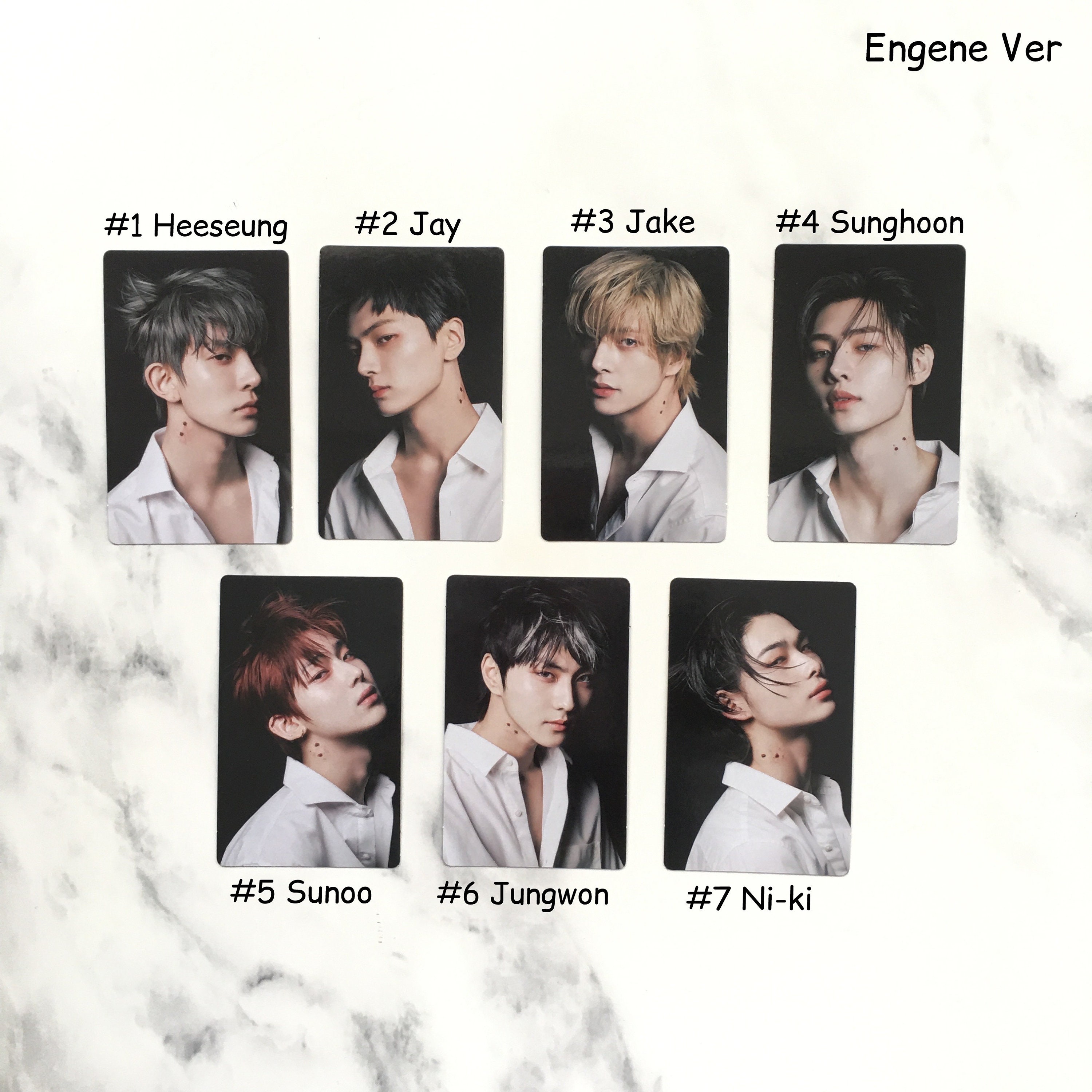 ENHYPEN DARK BLOOD daydream トレカ OFFICIAL ENHYPEN Dark Blood Album Photocards - Etsy