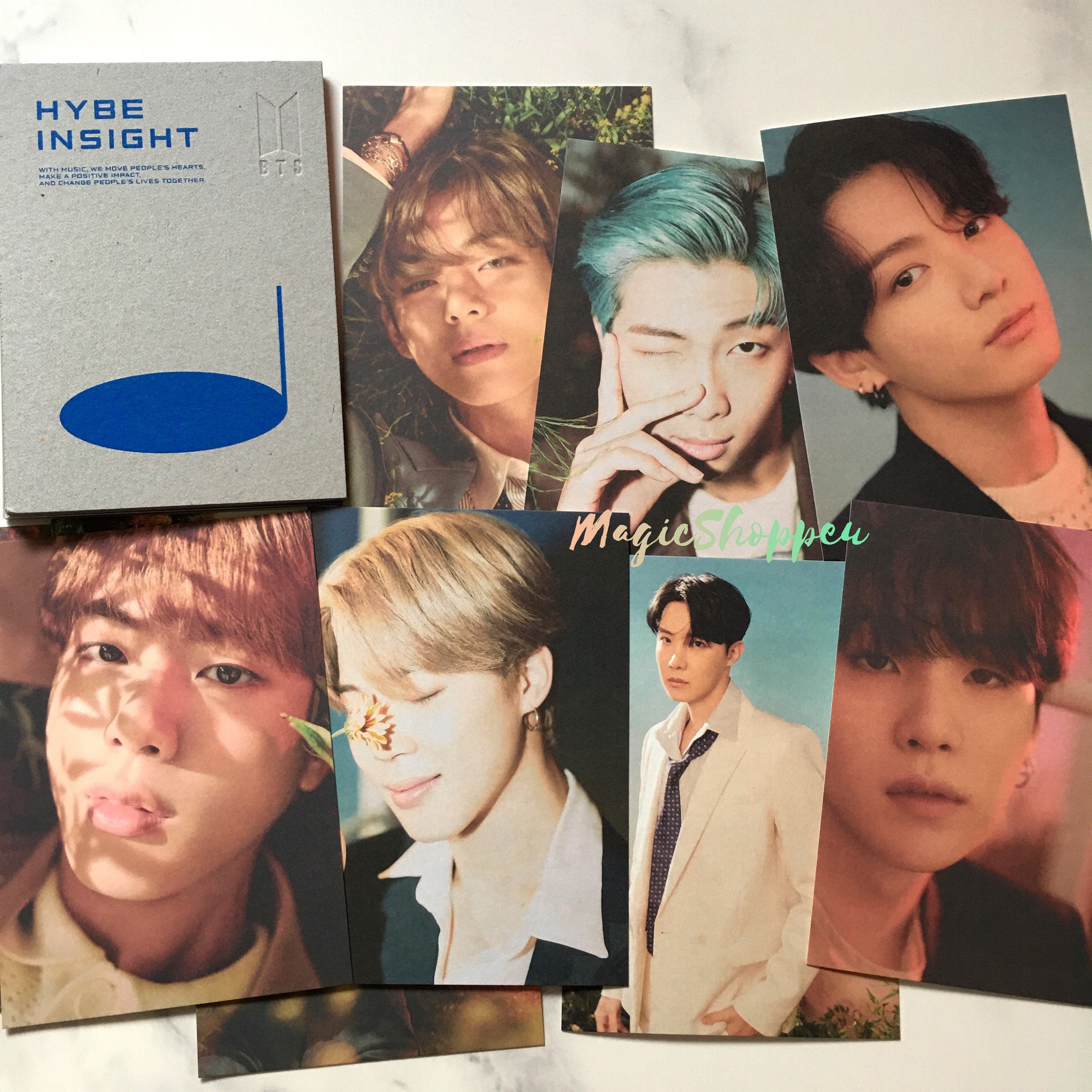 OFFICIAL BTS Hybe Insight Postcard Set - Etsy Australia