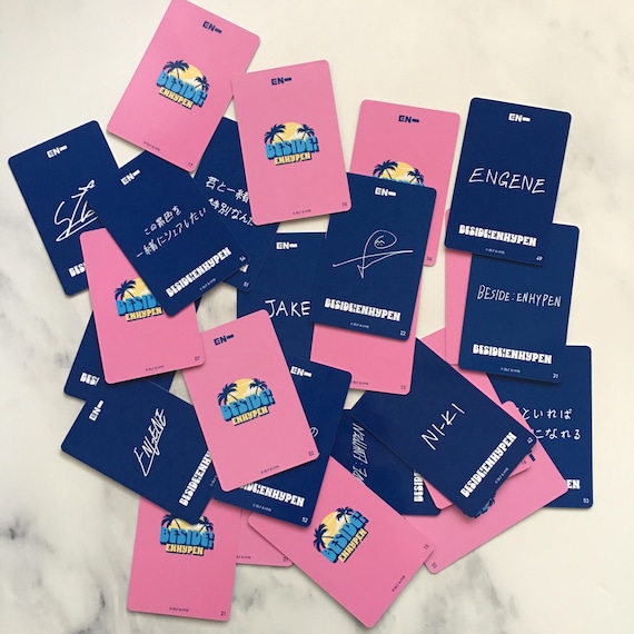 OFFICIAL BESIDE:ENHYPEN Trading Cards / Photocards - Etsy