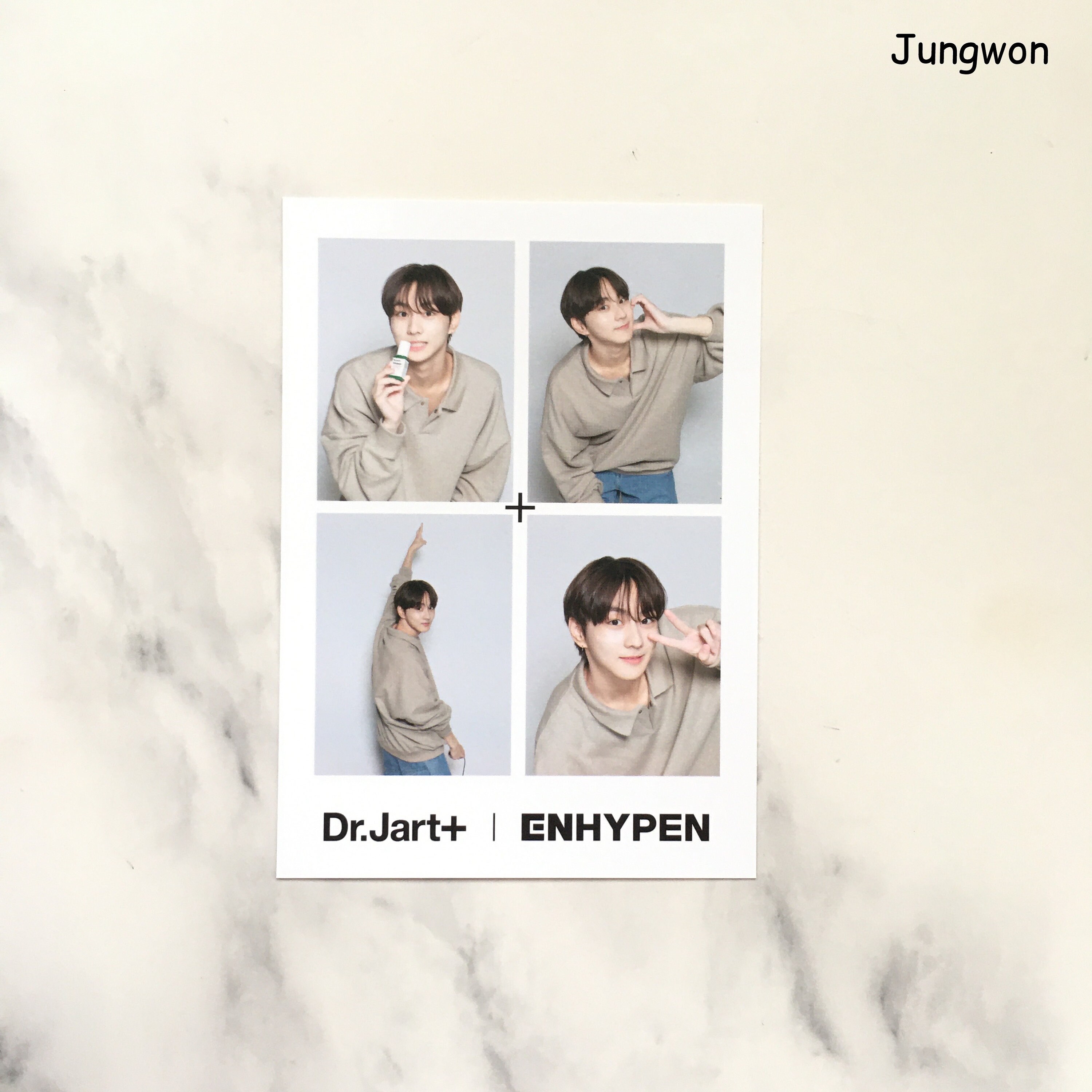ENHYPEN drjart 直筆サイン ポストカード OFFICIAL ENHYPEN Dr Jart Postcards - Etsy