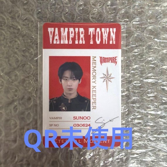 OFFICIAL ENHYPEN World Vampire Sunoo SP Card (rare) - Etsy