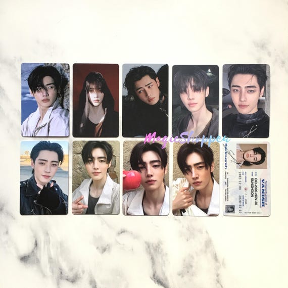 OFFICIAL ENHYPEN the Sin : Vanish Assorted Sunghoon Photocards - Etsy