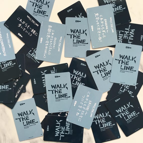 タレントカード ENHYPEN [WALK THE LINE ] TradingCardSet Enhypen Walk The Line Trading Card SET – MrsMunKorea Shop