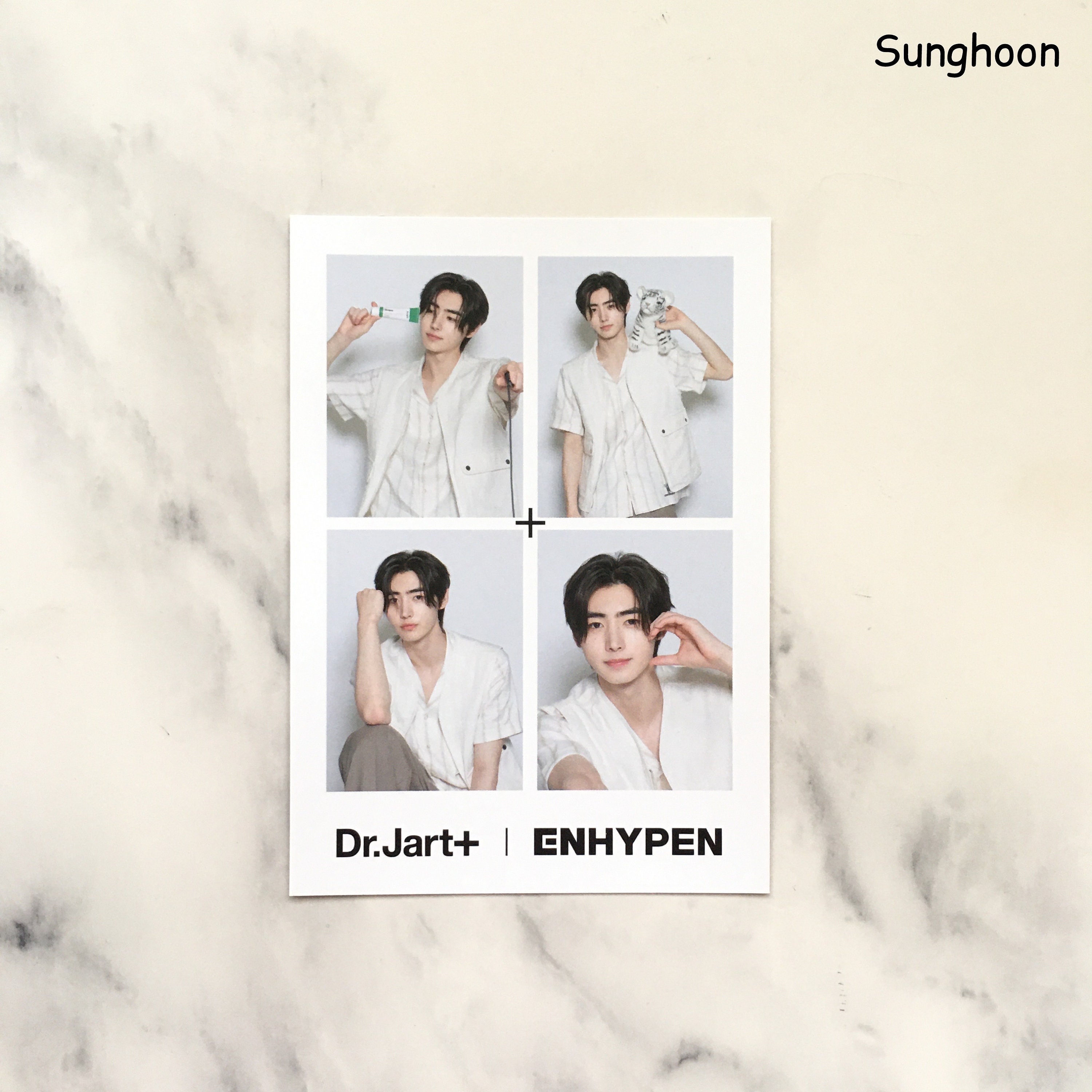 ENHYPEN drjart 直筆サイン ポストカード OFFICIAL ENHYPEN Dr Jart Postcards - Etsy