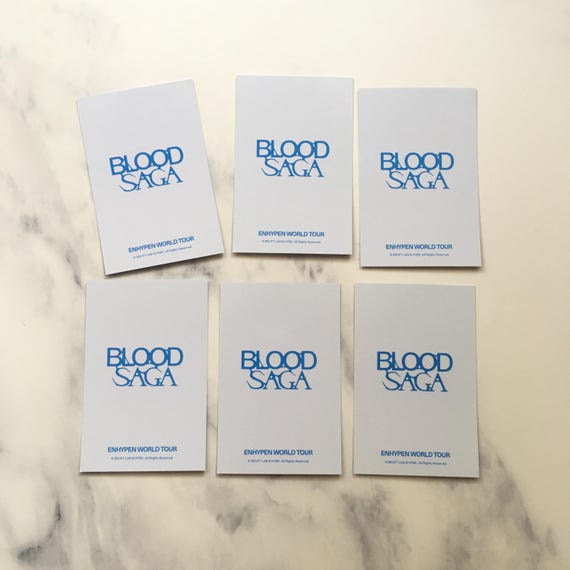 OFFICIAL ENHYPEN Blood Saga Tour MD 70k Purchase Bonus Special