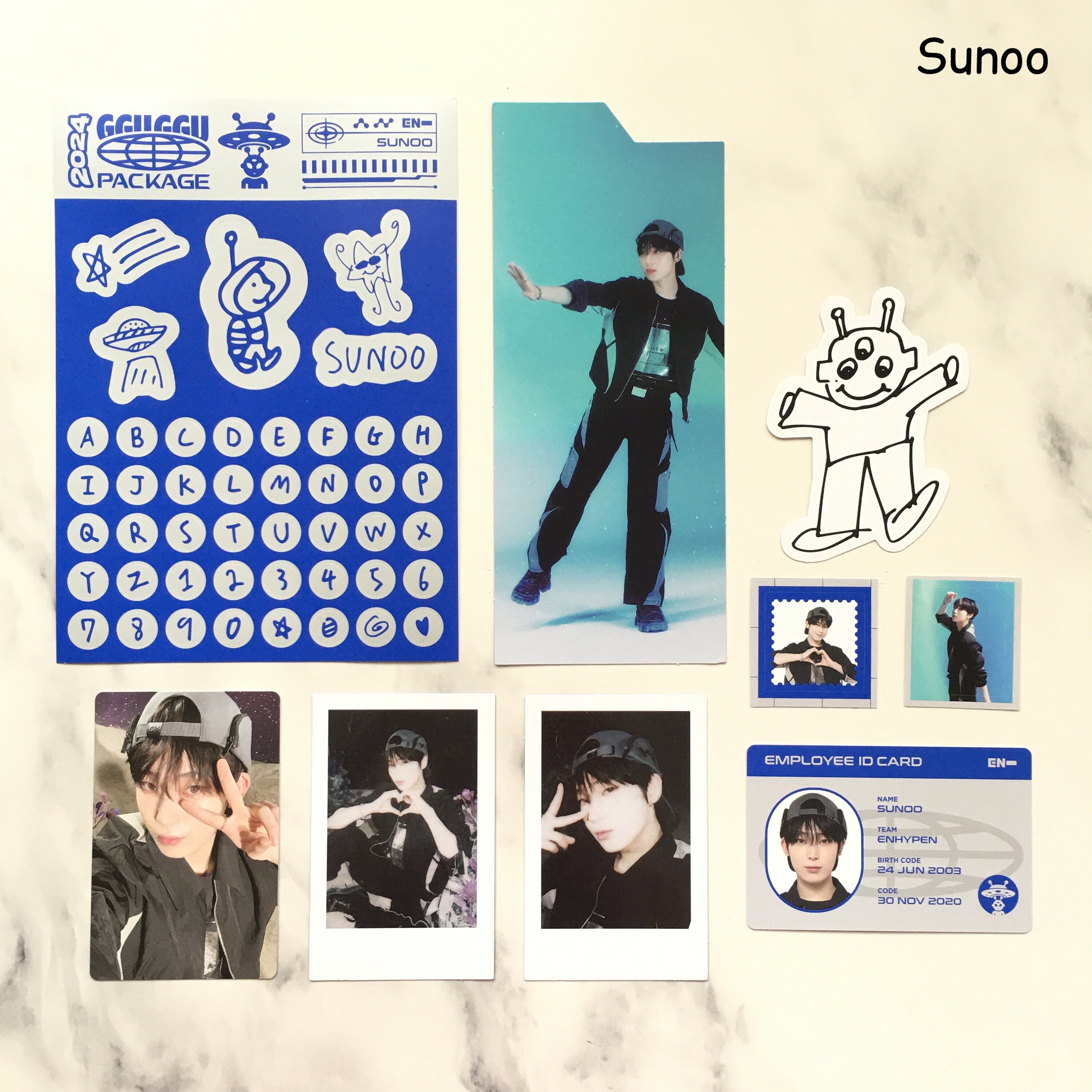 OFFICIAL ENHYPEN Ggu Ggu Package 2024 Individual Set - Etsy Hong Kong