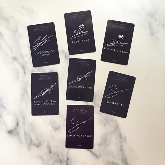 OFFICIAL ENHYPEN VR Concert Immersion Week 1 and 2 Photocards - Etsy