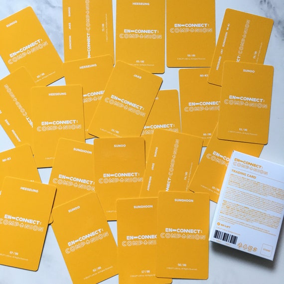 OFFICIAL ENHYPEN En-companion Mini Photocards - Etsy