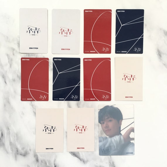 Clearance Sale OFFICIAL ENHYPEN 結 YOU Assorted Jay Photocards - Etsy