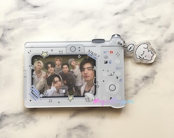 Cute Acrylic Camera Shaped Photocard Holder (pc not included)