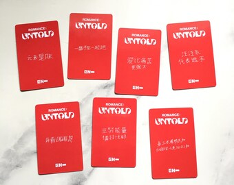 OFFICIAL ENHYPEN Romance Untold YZY Yizhiyu Ld R5 Lucky Draw
