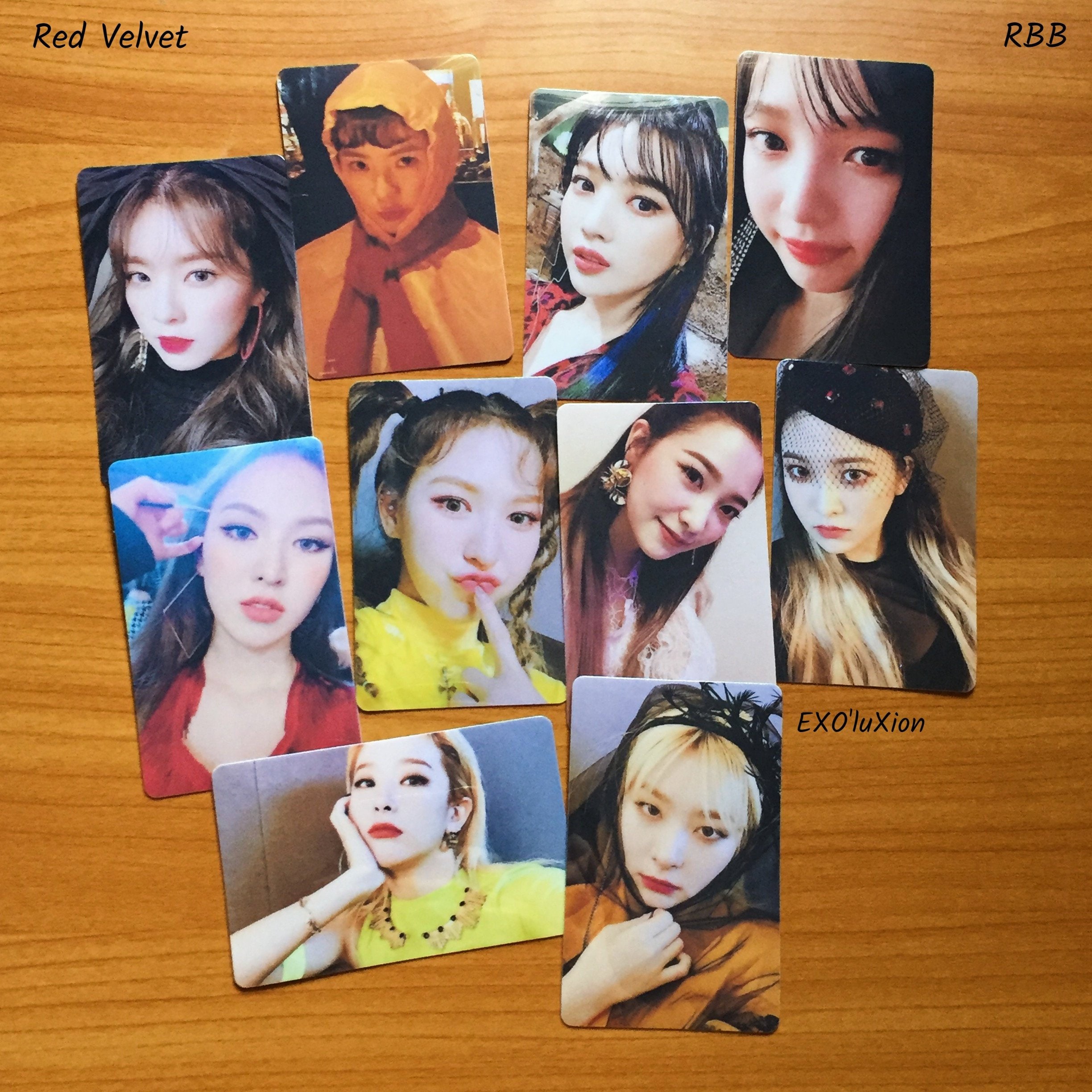 Red Velvet Really Bad Boy RBB Photocard Stickers (replica) - Etsy 