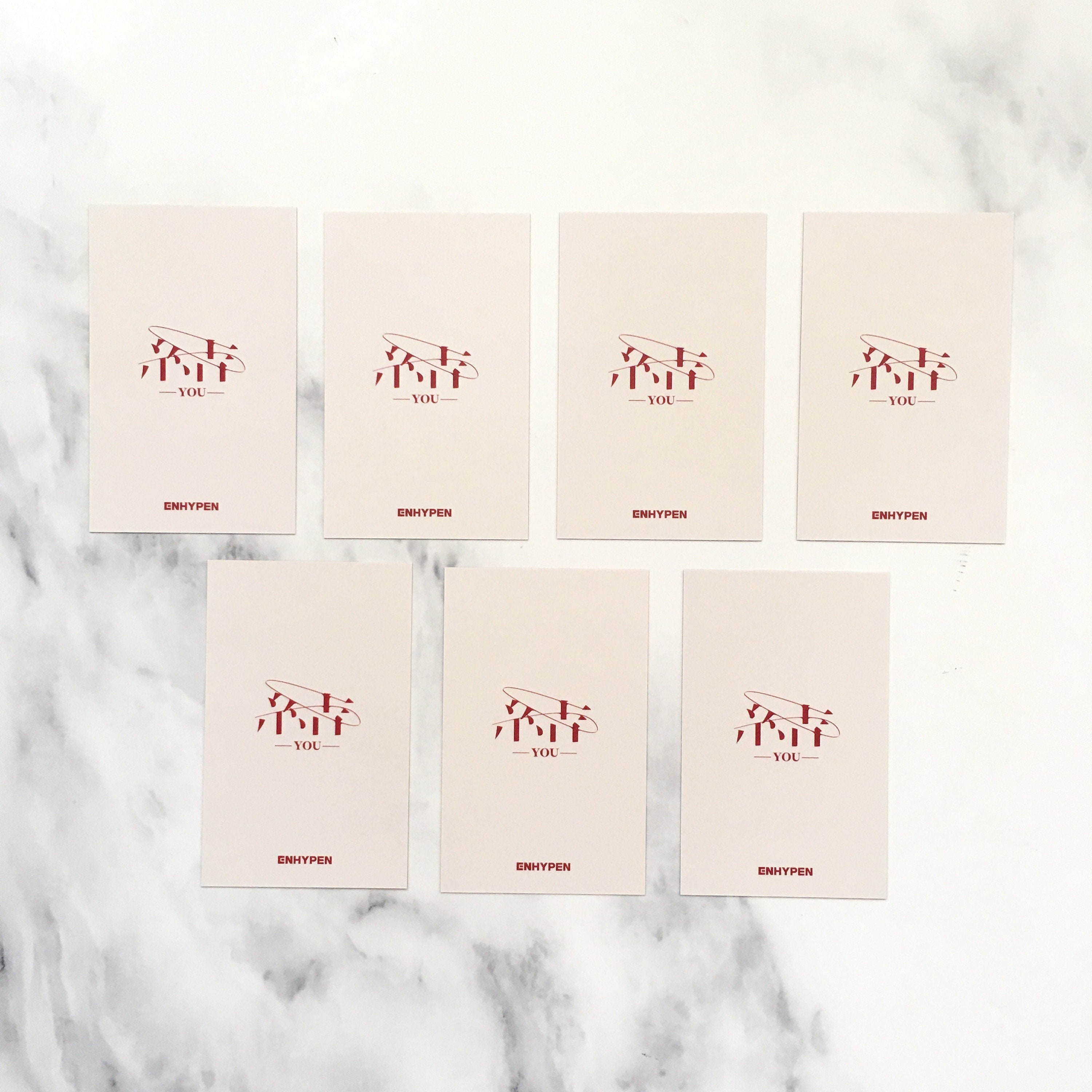 OFFICIAL ENHYPEN 結 You UMS Limited Lucky Draw Photocards - Etsy