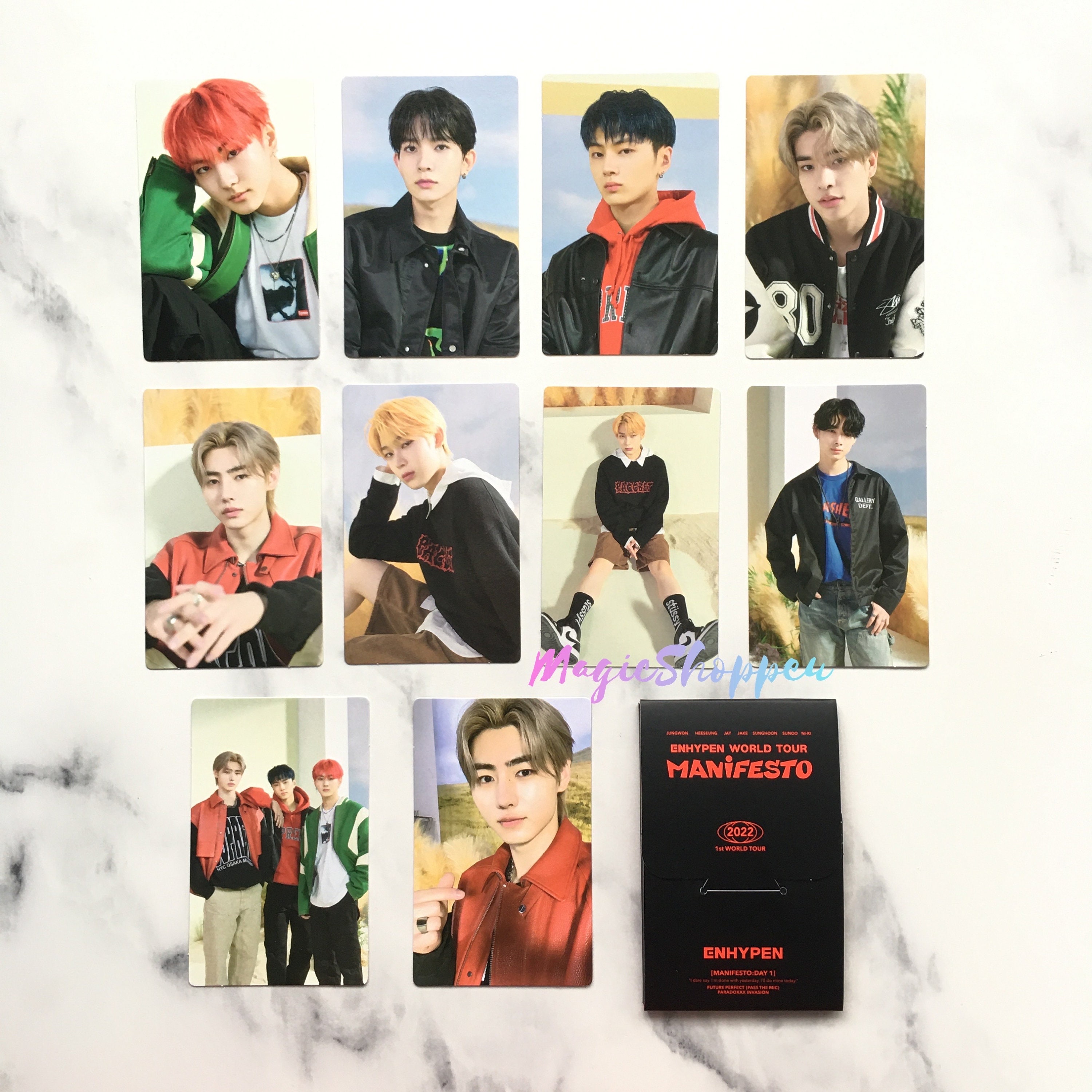 OFFICIAL ENHYPEN Worldtour Manifesto Trading Cards/ Photocards