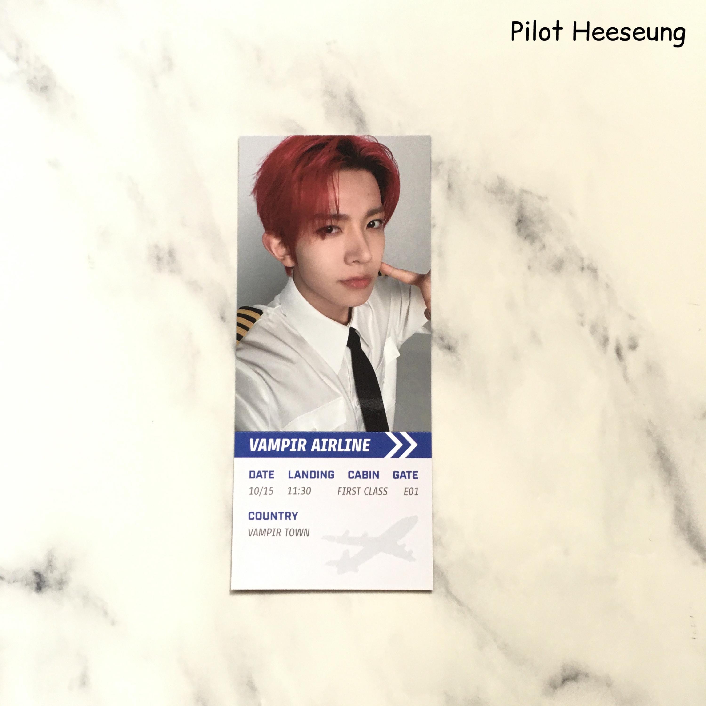 OFFICIAL ENHYPEN World Pilot Theme Photocards - Etsy