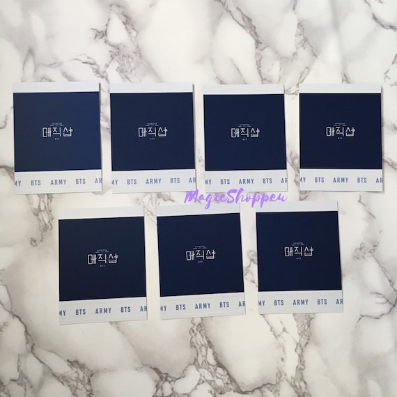OFFICIAL BTS 5th Muster Magic Shop Mood Light Photocards