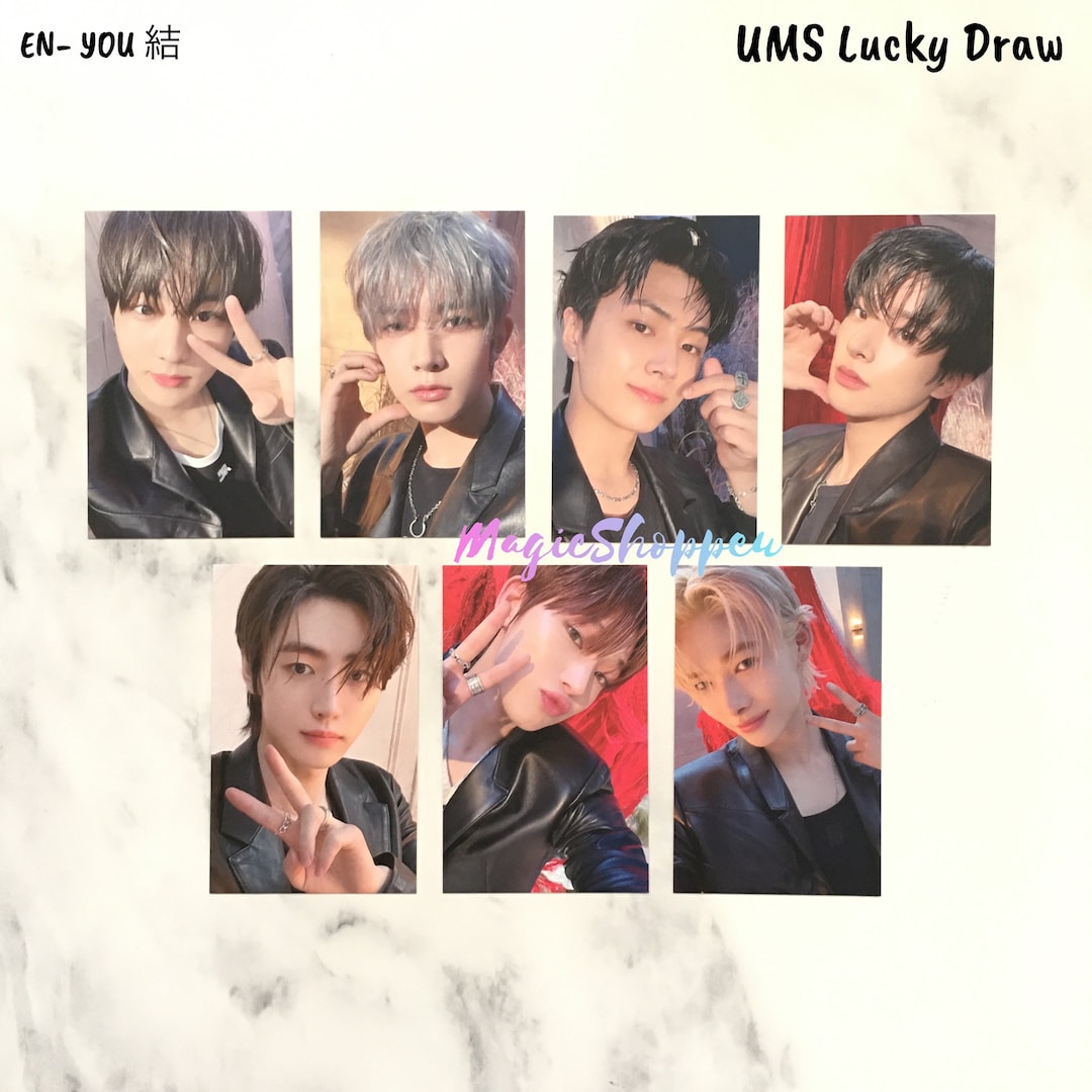 OFFICIAL ENHYPEN 結 You UMS Limited Lucky Draw Photocards - Etsy