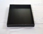 16x12x1.4 39 39 , 40x30x3.7cm,Black Decoupage Tray,Tray without Handles,Farmhouse Tray, Wood Valet Tray,Black Jewelry Tray